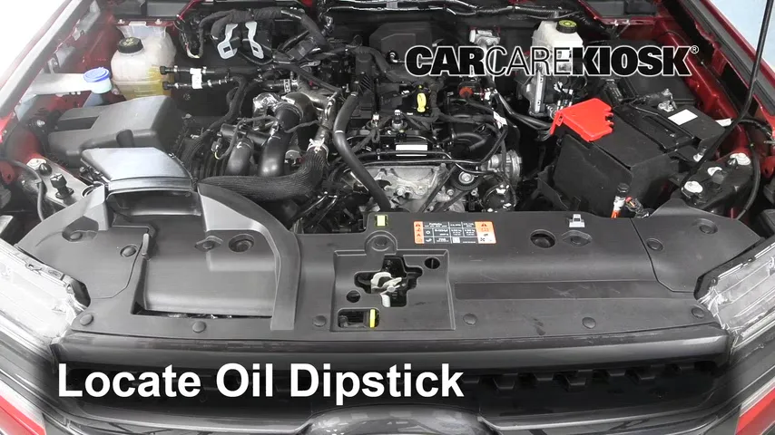 2024 Ford Ranger XLT 2.3L 4 Cyl. Turbo Huile Vérifier le niveau de l'huile